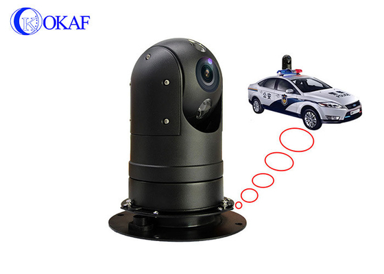 Vandal Korumalı Araç CCTV Kamera Polis arabası tavana monte PTZ Kamera 1080P 20x optik zoom