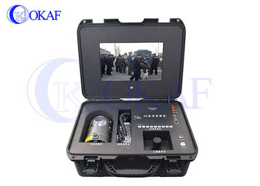 Taşınabilir 4G PTZ Kamera, Uzaktan Kablosuz Gözetim Kamera Bavul Acil Komuta Sistemi Terminali