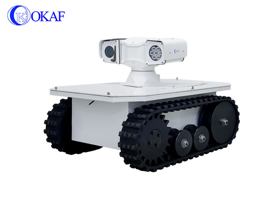 Akıllı gözetim güvenlik devriye robotu DIY eğitim sürücü robot tank şasi
