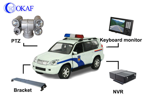 Otomobil Araç PTZ Kamerası, Otomatik Takip PTZ İzleme Kamerası 360° Dönüş