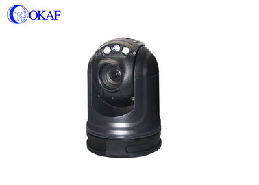 360 Derece Araç Üstü Ptz Kamera, IP66 Siyah Ip Dome Kamera Yüksek Hız