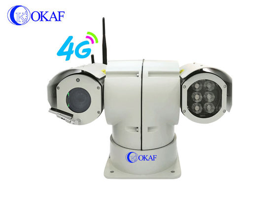 RS485 4G CCTV CMOS Araç Üstü PTZ Kamera 100m IR