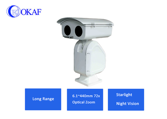 6.1mm - 440mm Lensli Starlight Level 72x Optik Zoom PTZ Kamera