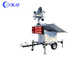 Sentry Solar Mobil CCTV Kamera Römorku Teleskopik Direk Güvenlik Gözetleme Römorku