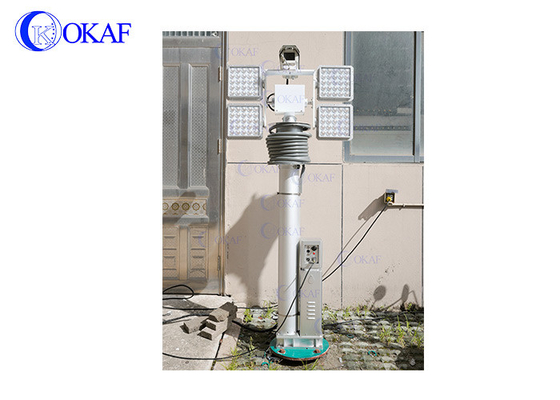 OKAF 3 ila 10 m Sarsılmadan koruyucu elektromekanik direği 50 kg yararlı yük ağırlığı