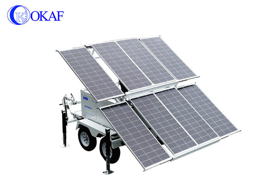 Mobil Yenilenebilir Enerji İstasyonu Şebeke dışı Enerji Çözümleri Mobil Güneş İstasyonu