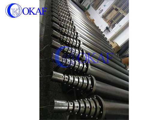 Anodizasyonlu Alüminyum Pnömatik Teleskop Mast 4.2M 5.7M