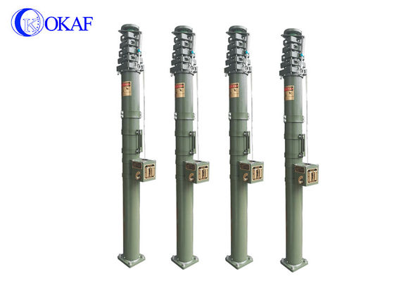 Araç Üstü 20m 30KG Teleskopik Kamera Direği 1200mm yükseklik