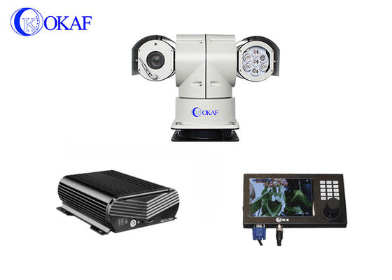 150m IR IP66 2.0MP Araca Monte PTZ Kamera, NVR Joystick ile